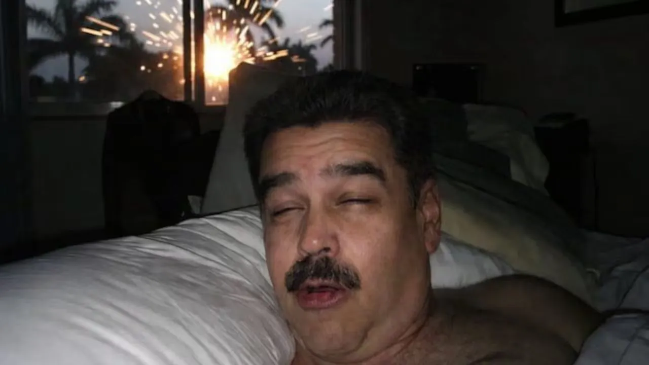 Imagen de Nicolás Maduro durante su detención creada con IA